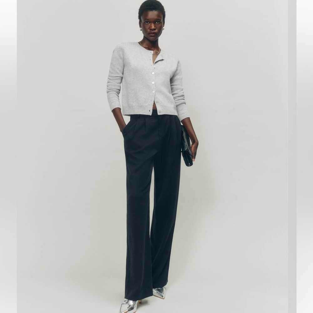 Reformation Clara Cashmere Crew Cardigan